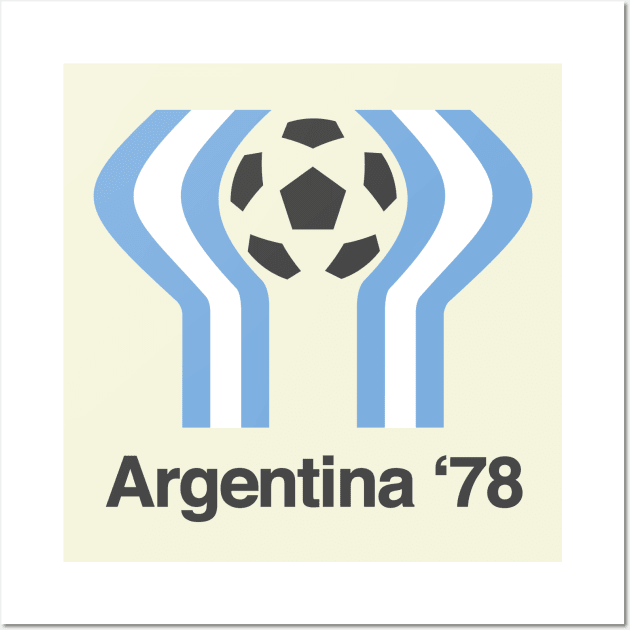 Argentina 78 Wall Art by StripTees